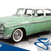 classic vintage chrome 4 door sedan wide white wall tires 50s automatic transmis