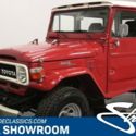 classic vintage chrome 4x4 fj40 land cruiser 4.2 inline 6 manual transmission re