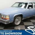 classic vintage chrome American luxury blue caddy 2 owner