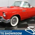 classic vintage chrome baby bird wire wheels red white Edelbrock soft top