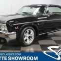 classic vintage chrome bbc chevy black vinyl interior 4 on floor Muncie air