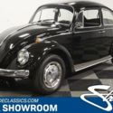 classic vintage chrome beetle bug 1600 cc 4-speed manual black