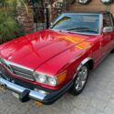 classic vintage chrome benz european 380sl 3.8 liter v8 auto transmission