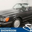 classic vintage chrome benz european 560sl 5.6 liter v8 auto transmission gray