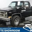 classic vintage chrome black paint red cloth interior 4 wheel drive sbc