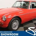 classic vintage chrome british gt mgb 1.8 liter 4-speed manual red