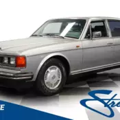 classic vintage chrome British luxury touring sedan