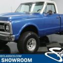 classic vintage chrome c10 4x4 custom chevy v8 auto transmission blue