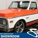 classic vintage chrome c10 chevy 307 v8 auto transmission hugger orange