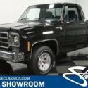 classic vintage chrome c10 cheyenne chevy 350 v8 3-speed auto transmission black