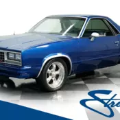 classic vintage chrome caballero restomod 350 v8 auto transmission blue