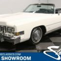 classic vintage chrome caddy convertible front wheel drive 500 v8 white