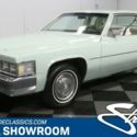 classic vintage chrome caddy coupe deville 425 v8 auto transmission aqua green