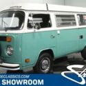 classic vintage chrome camper bus vw westfalia 1800cc 4 speed manual trans green