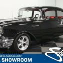 classic vintage chrome chevy 150 restomod 502 v8 big block 5 speed manual black