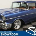classic vintage chrome chevy 210 restomod 454 big block 5-speed manual tri-five