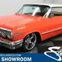 classic vintage chrome chevy 283 v8 2-speed auto transmission orange