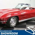 classic vintage chrome chevy 327 v8 red convertible manual transmission