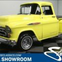 classic vintage chrome chevy 350 v8 4 speed manual transmission yellow