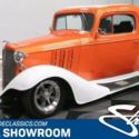 classic vintage chrome chevy 350 v8 lt1 steel body orange white