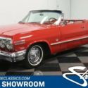 classic vintage chrome chevy 409 ss convertible 409 v8 auto trans red