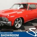 classic vintage chrome chevy 454 v8 big block auto transmission red