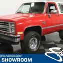 classic vintage chrome chevy 4x4 suv k5 blazer 350 v8 auto trans red