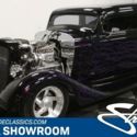 classic vintage chrome chevy 5-window 383 v8 stroker auto transmission black