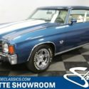 classic vintage chrome chevy blue white stripes console fuel injection automatic