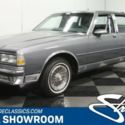 classic vintage chrome chevy brougham carprice 5.0 v8 auto transmission gray