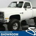 classic vintage chrome chevy c10 custom 4x4 383 stroker v8 auto transmission whi