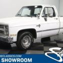 classic vintage chrome chevy c10 white 305 v8 auto transmission a/c