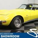 classic vintage chrome chevy c3 350 v8 yellow 4 speed manual t tops