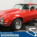 classic vintage chrome chevy camaro 400 v8 auto transmission red z28