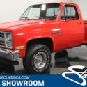 classic vintage chrome chevy k10 305 v8 auto transmission red