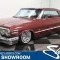 classic vintage chrome chevy low rider 350 v8 auto transmission air bags burgund