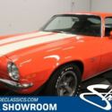 classic vintage chrome chevy pony car z28 350 v8 4-speed manual orange