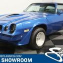 classic vintage chrome chevy pony car z28 350 v8 auto transmission blue
