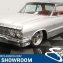 classic vintage chrome chevy restomod 348 v8 4-speed manual silver