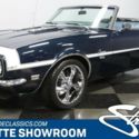 classic vintage chrome chevy sbc manual transmission drop rag top blue vinyl