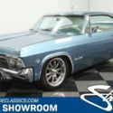 classic vintage chrome chevy ss 327 v8 2-speed auto transmission teal