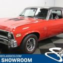 classic vintage chrome chevy ss 350 v8 4-speed manual transmission red