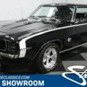 classic vintage chrome chevy ss 396 big block 4-speed manual black