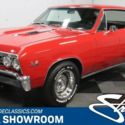 classic vintage chrome chevy ss tribute 396 v8 4-speed manual transmission red