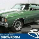 classic vintage chrome chevy ss tribute 402 v8 3-speed auto transmission green