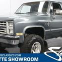classic vintage chrome chevy SUV removable hard top fuel injection off road