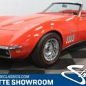 classic vintage chrome chevy vette c3 drop top manual transmission sports car