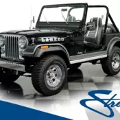 classic vintage chrome cj7 laredo 304 v8 manual transmission 4x4