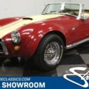 classic vintage chrome cobra roadster 302 v8 auto transmission red