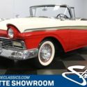 classic vintage chrome convert rad drop top red white black vinyl interior